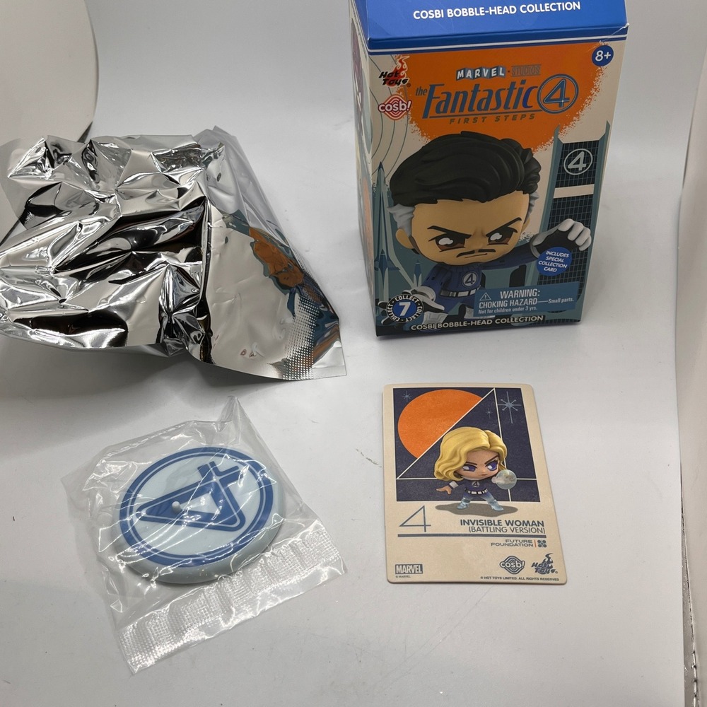 Hot Toys Cosbi Fantastic 4 Invisible Woman Battling Version Blue NEW